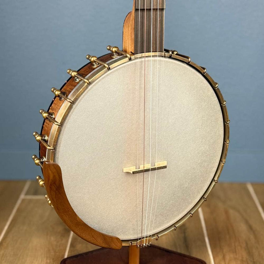 Ode Fretless Walnut Magician Nylon 5-String Openback Banjo 12" Ode Banjos 5 String Banjos