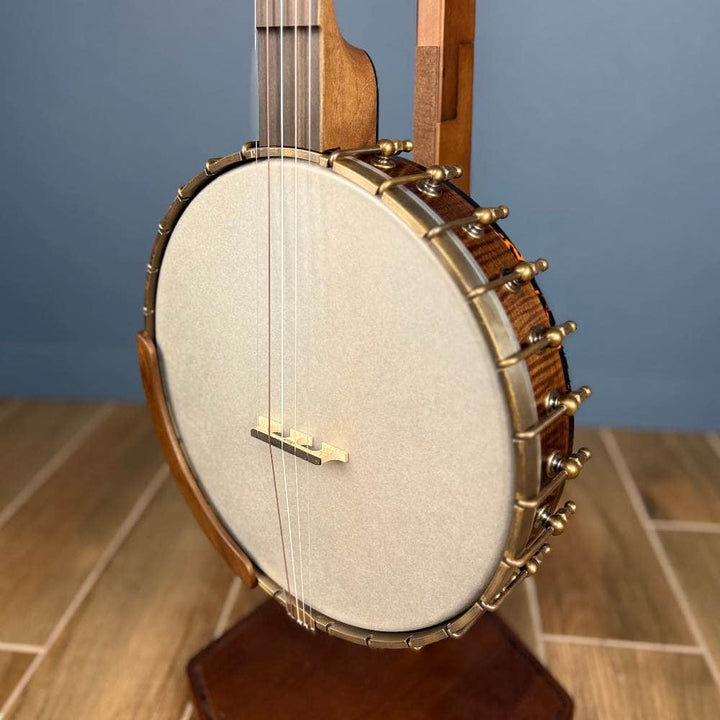 Ode Fretless Walnut Magician Nylon 5-String Openback Banjo 12" Ode Banjos 5 String Banjos