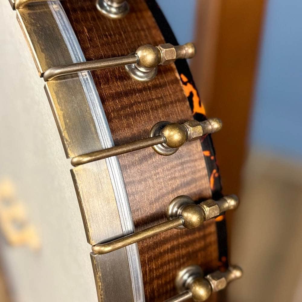 Ode Fretless Walnut Magician Nylon 5-String Openback Banjo 12" Ode Banjos 5 String Banjos