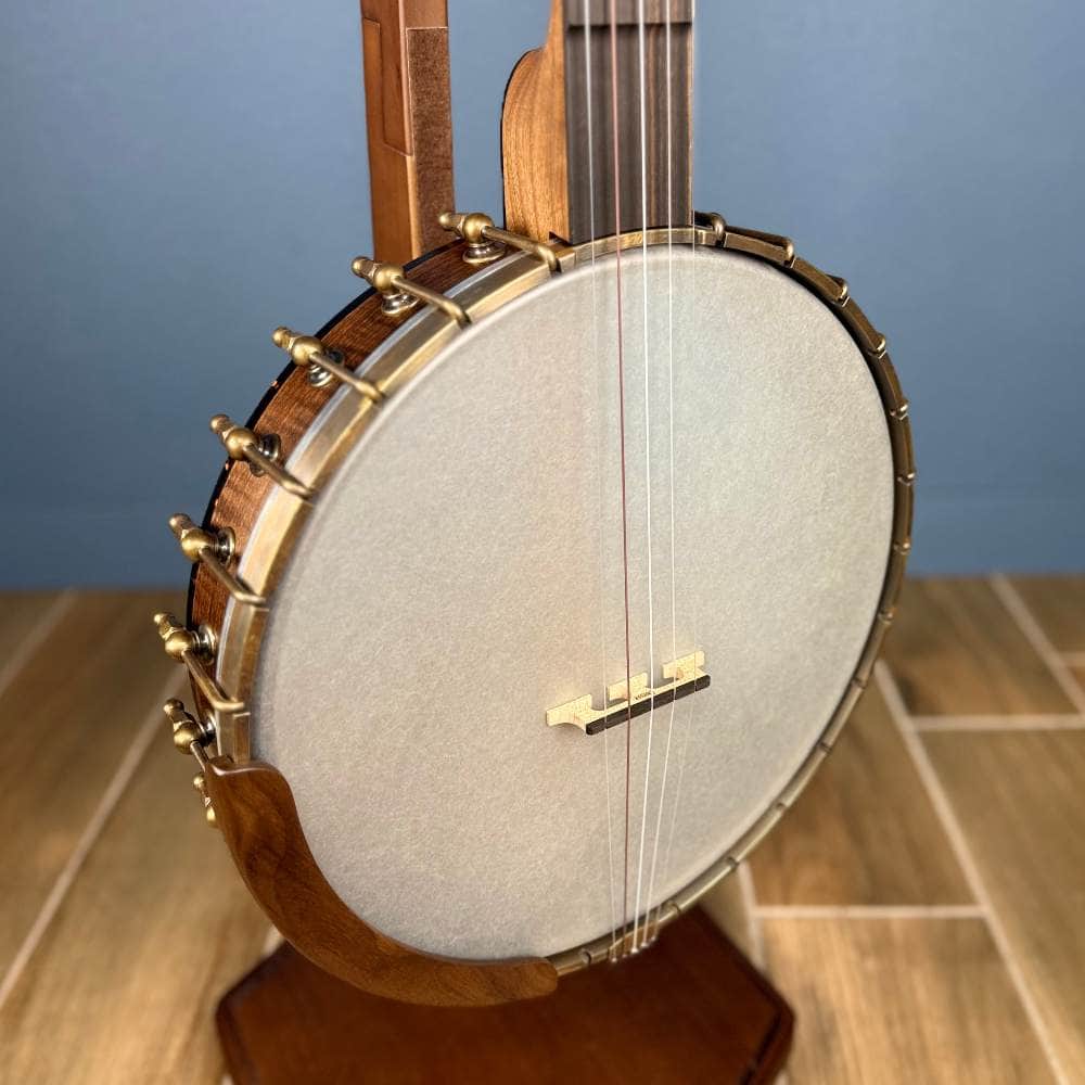 Ode Fretless Walnut Magician Nylon 5-String Openback Banjo 12" Ode Banjos 5 String Banjos