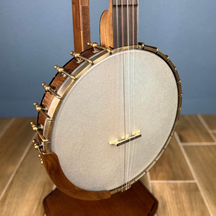 Ode Fretless Walnut Magician Nylon 5-String Openback Banjo 12" Ode Banjos 5 String Banjos