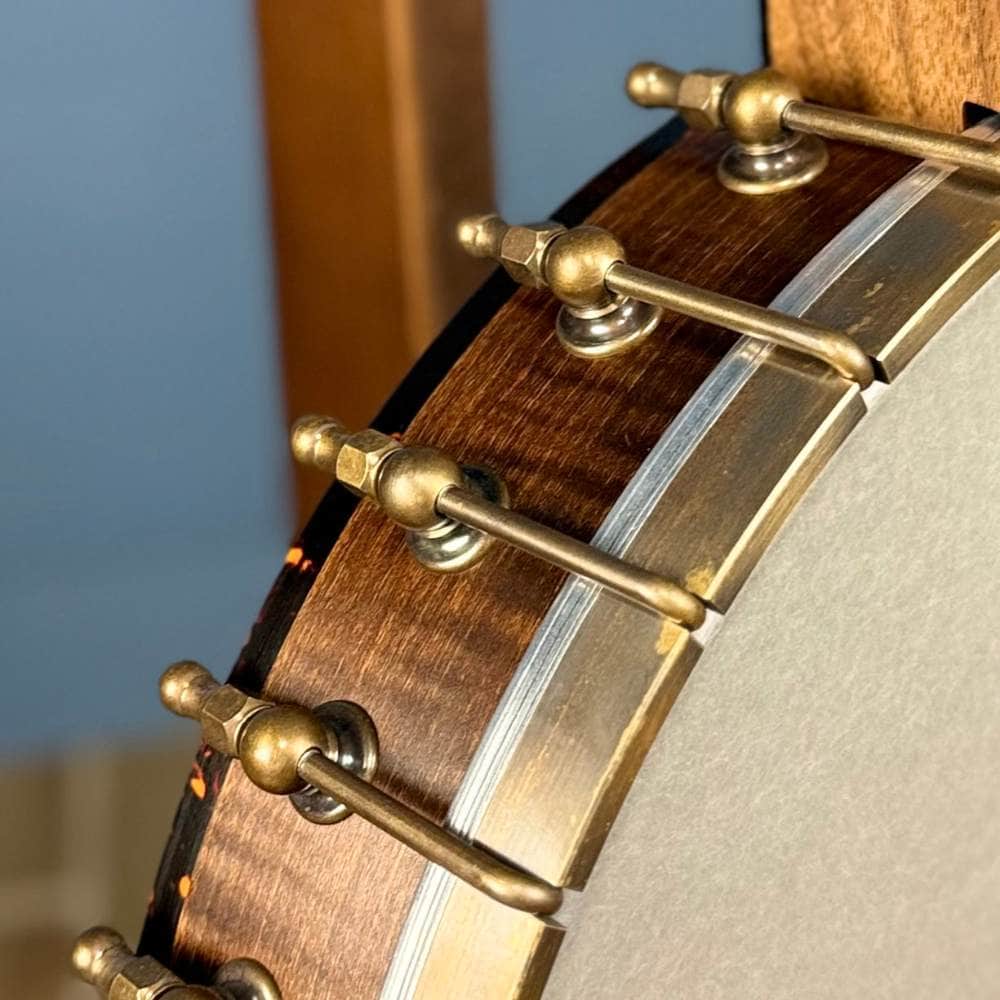 Ode Fretless Walnut Magician Nylon 5-String Openback Banjo 12" Ode Banjos 5 String Banjos