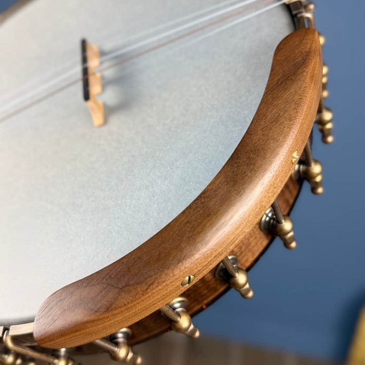 Ode Fretless Walnut Magician Nylon 5-String Openback Banjo 12" Ode Banjos 5 String Banjos