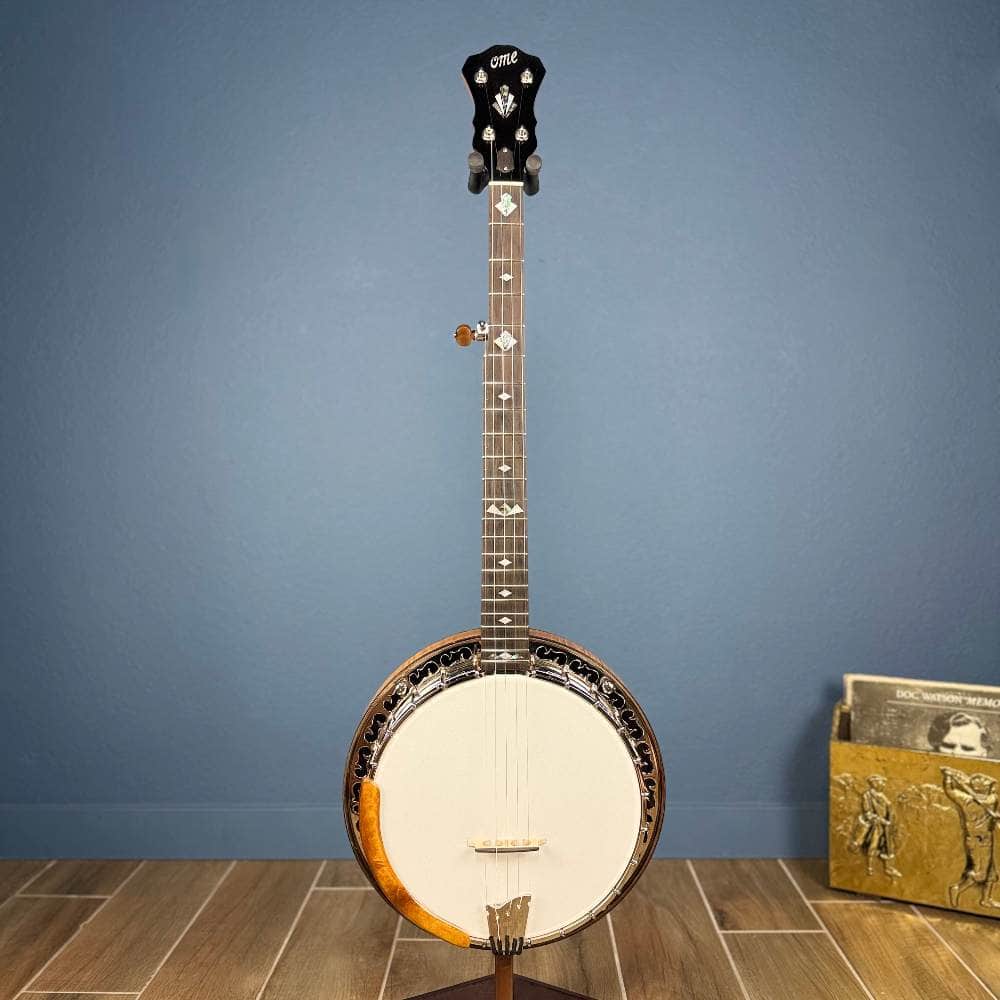 Ome Ikon 5-String Banjo Curly Maple Ome Banjos 5 String Resonator Banjo