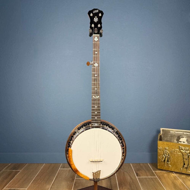 Ome Ikon 5-String Banjo Curly Maple Ome Banjos 5 String Resonator Banjo