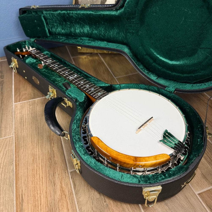 Ome Ikon 5-String Banjo Curly Maple Ome Banjos 5 String Resonator Banjo
