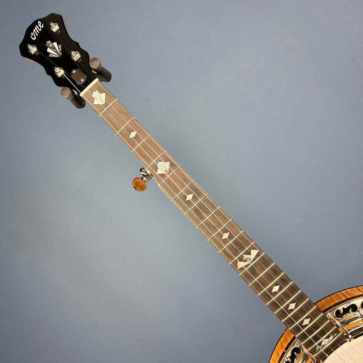 Ome Ikon 5-String Banjo Curly Maple Ome Banjos 5 String Resonator Banjo