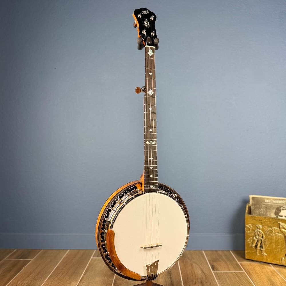 Ome Ikon 5-String Banjo Curly Maple Ome Banjos 5 String Resonator Banjo