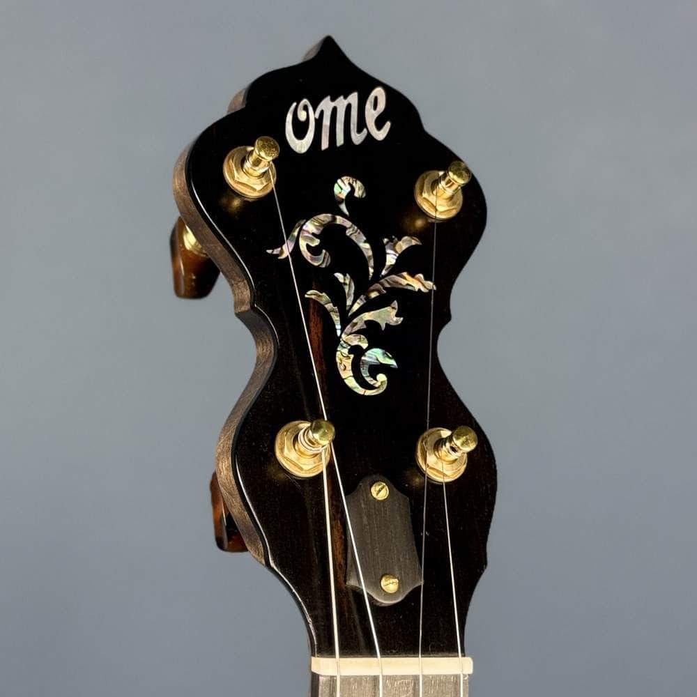 Ome Juniper 12" 5-String Openback Curly Maple Banjo #140 Ome Banjos 5 String Openback Banjo