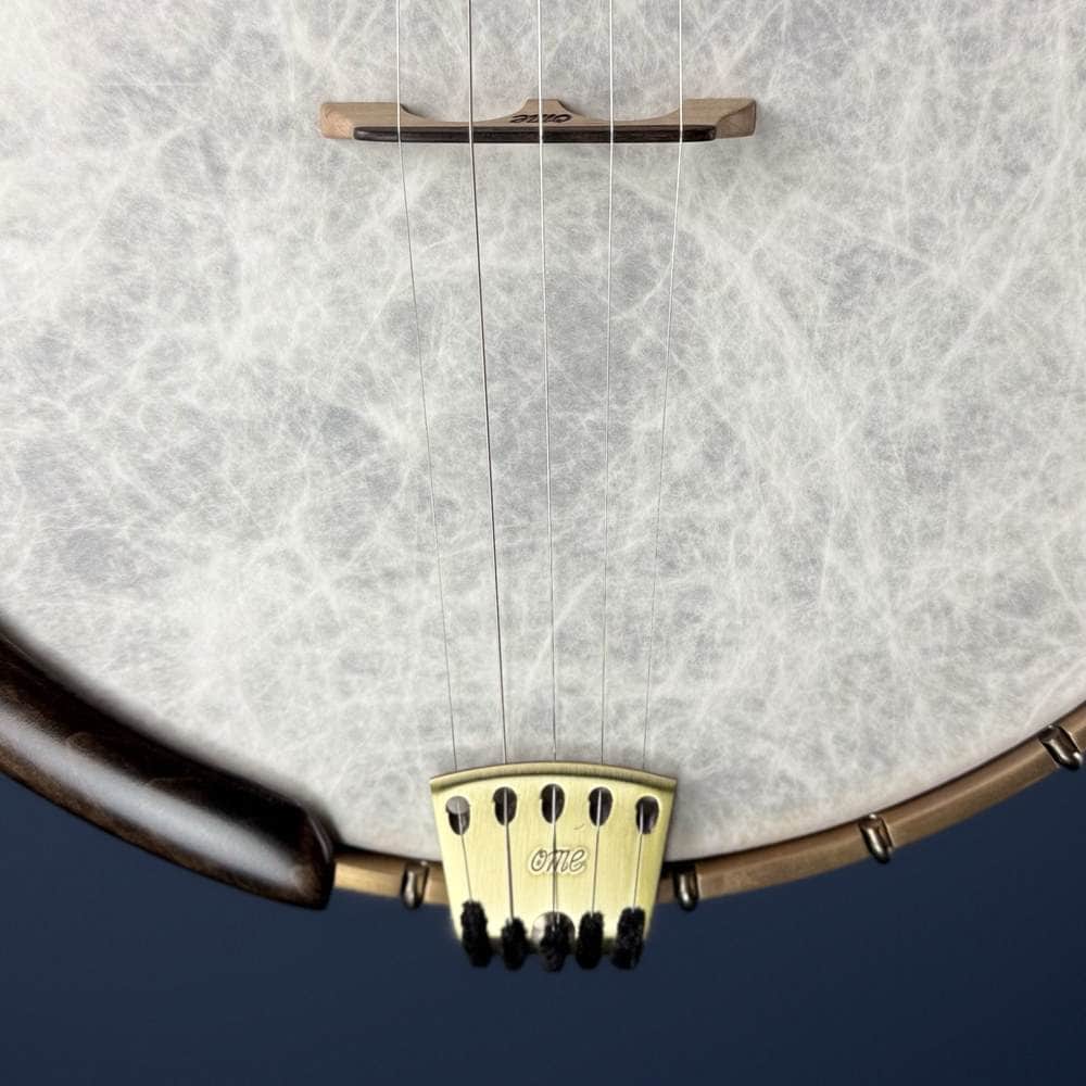 Ome Juniper 12" 5-String Openback Curly Maple Banjo #140 Ome Banjos 5 String Openback Banjo