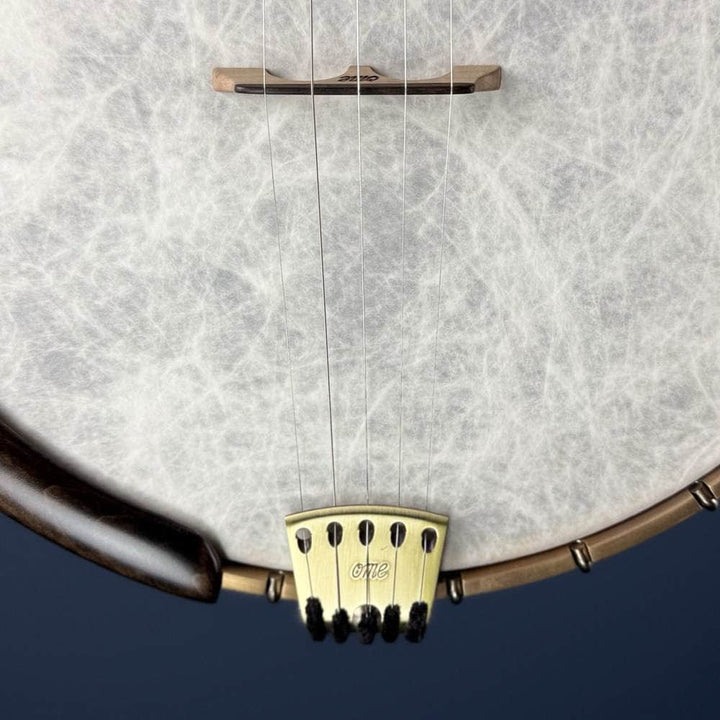 Ome Juniper 12" 5-String Openback Curly Maple Banjo #140 Ome Banjos 5 String Openback Banjo
