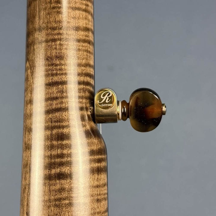Ome Juniper 12" 5-String Openback Curly Maple Banjo #140 Ome Banjos 5 String Openback Banjo
