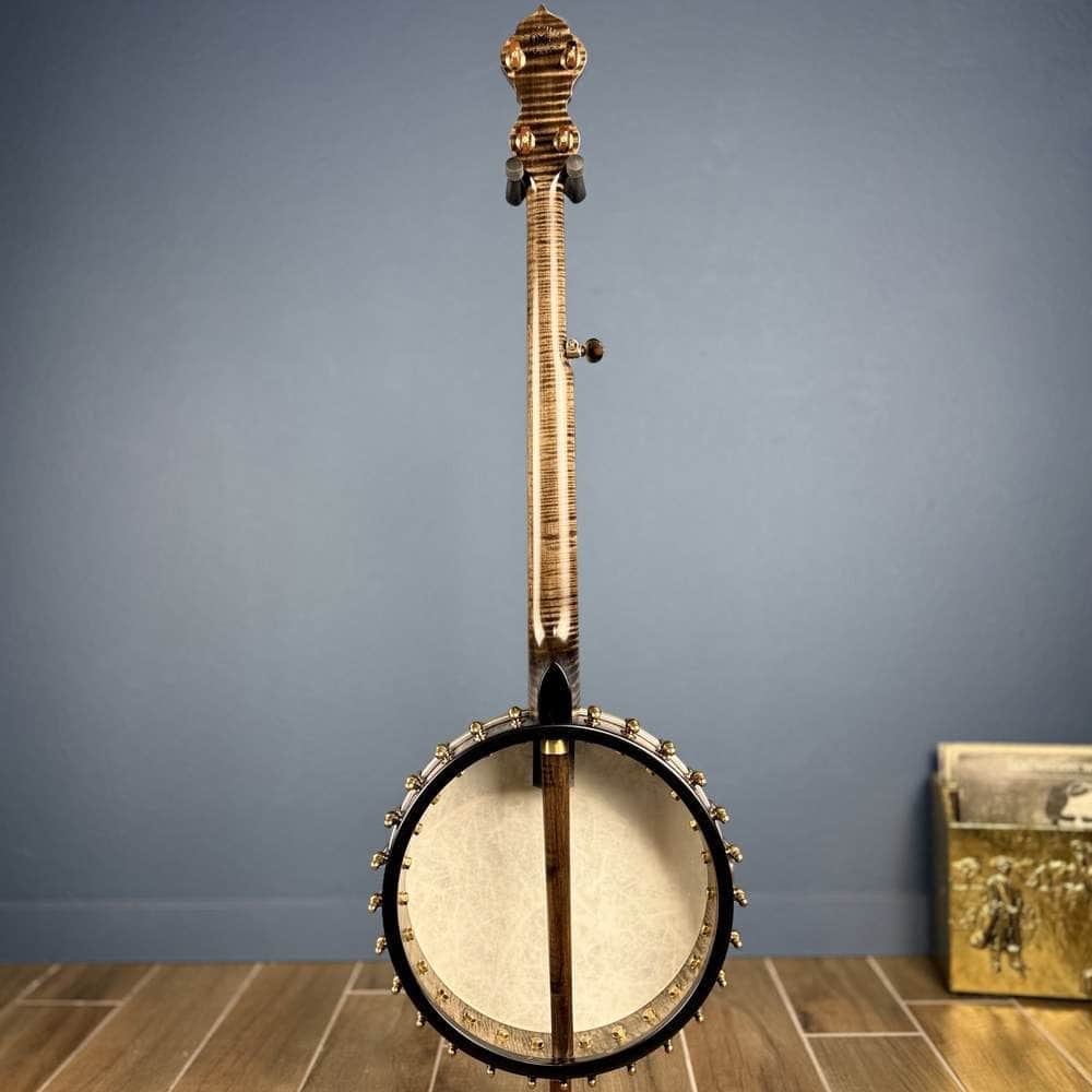Ome Juniper 12" 5-String Openback Curly Maple Banjo #140 Ome Banjos 5 String Openback Banjo