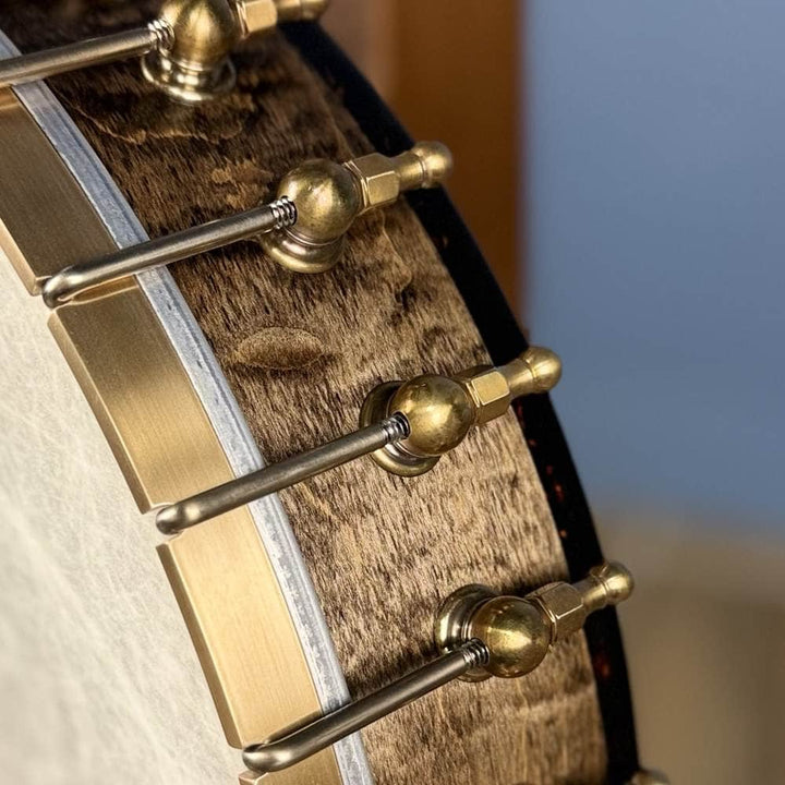 Ome Juniper 12" 5-String Openback Curly Maple Banjo #140 Ome Banjos 5 String Openback Banjo