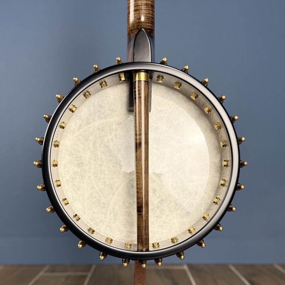 Ome Juniper 12" 5-String Openback Curly Maple Banjo #140 Ome Banjos 5 String Openback Banjo