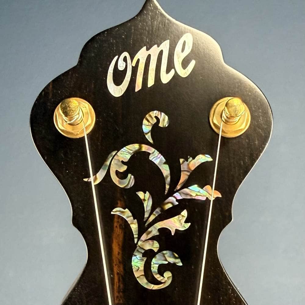 Ome Juniper 12" 5-String Openback Curly Maple Banjo #140 Ome Banjos 5 String Openback Banjo