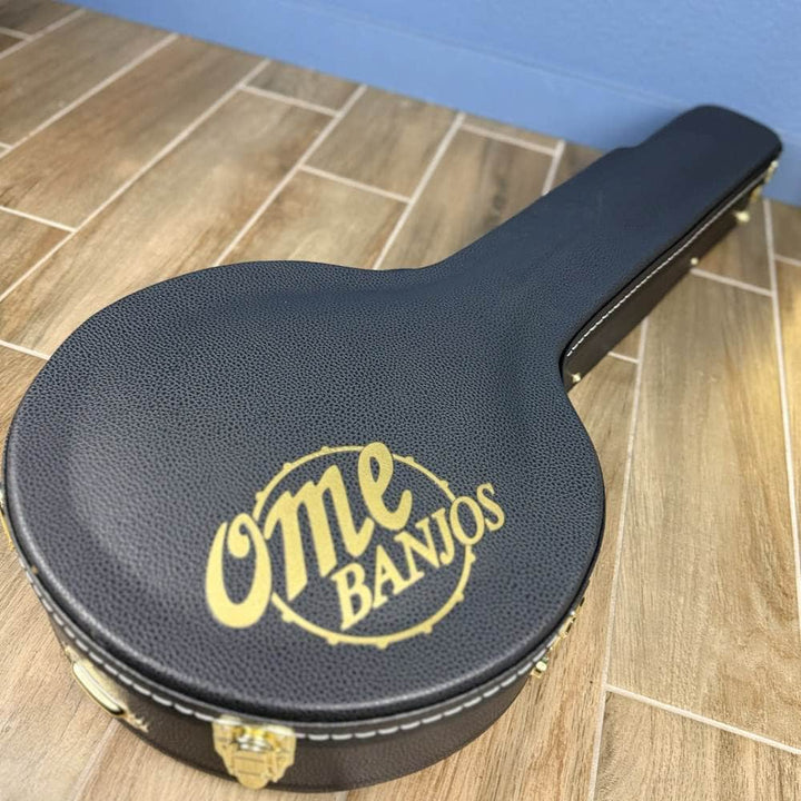 Ome Juniper 12" 5-String Openback Curly Maple Banjo #140 Ome Banjos 5 String Openback Banjo