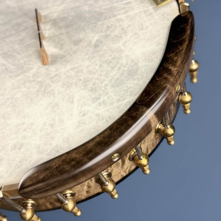 Ome Juniper 12" 5-String Openback Curly Maple Banjo #140 Ome Banjos 5 String Openback Banjo