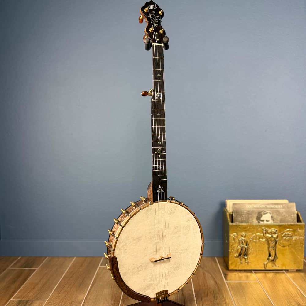 Ome Juniper 5-String Openback Curly Maple Banjo Ome Banjos 5 String Banjos