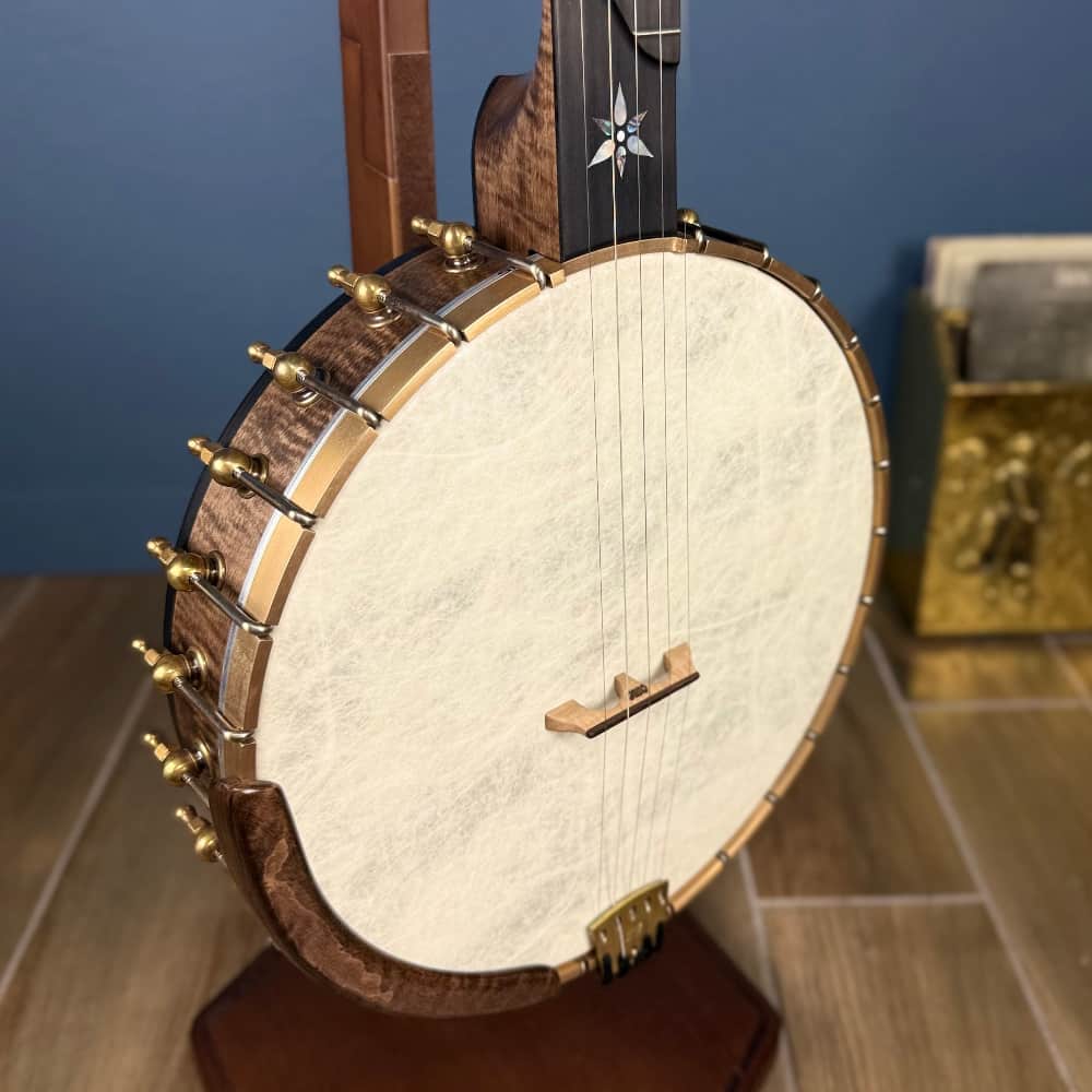 Ome Juniper 5-String Openback Curly Maple Banjo Ome Banjos 5 String Banjos