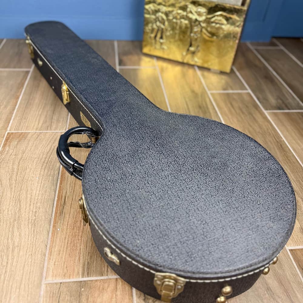 Ome Minstrel-Style Jubilee 12" 5-String Mahogany 5-String Banjo Scroll Peghead and Scoop, Used Ome Banjos 5 String Banjos