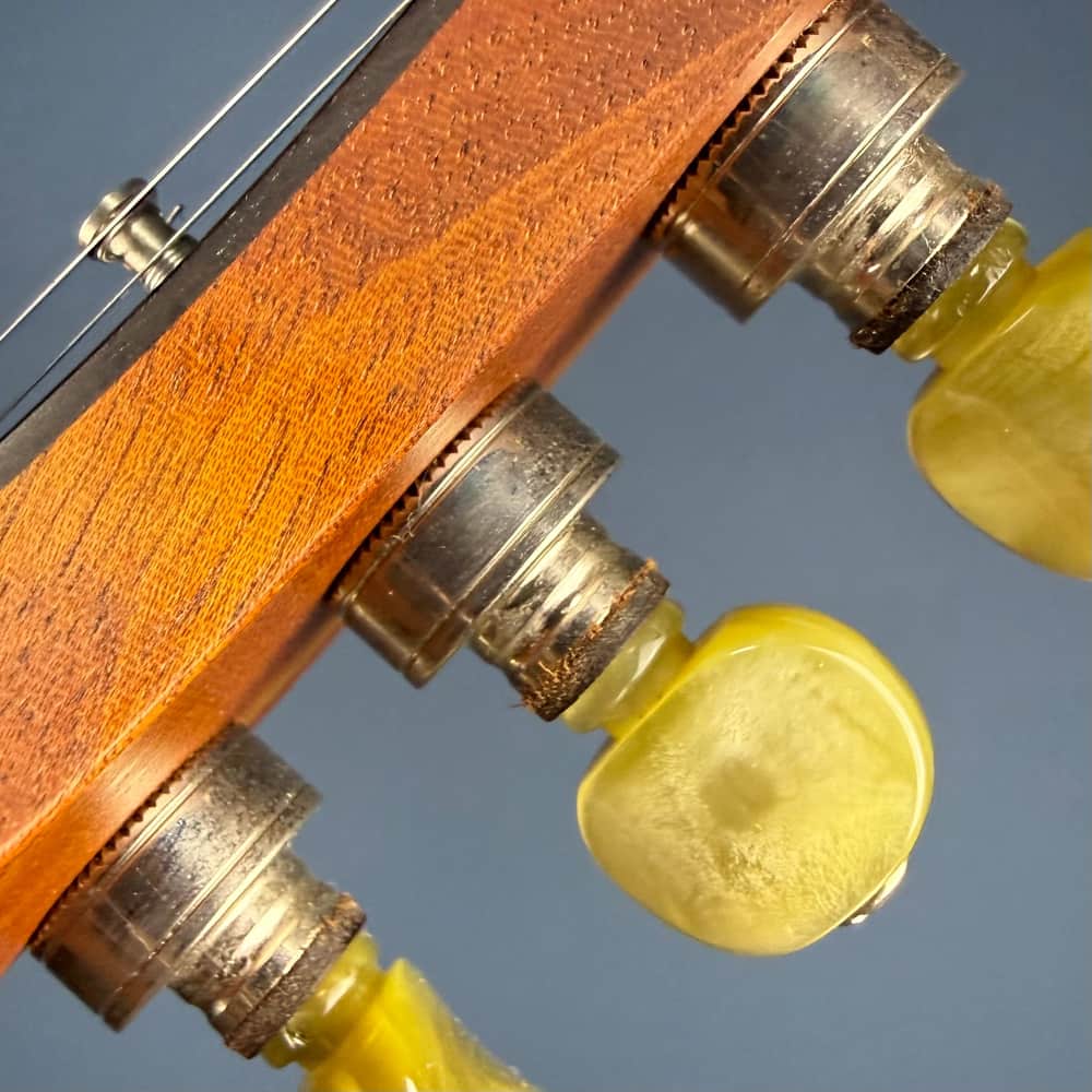 Ome Minstrel-Style Jubilee 12" 5-String Mahogany 5-String Banjo Scroll Peghead and Scoop, Used Ome Banjos 5 String Banjos