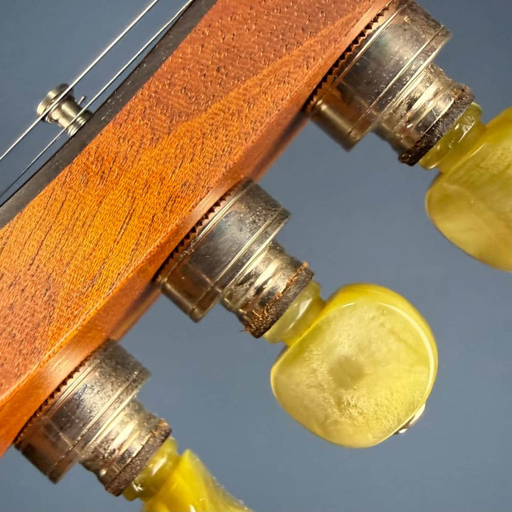 Ome Minstrel-Style Jubilee 12" 5-String Mahogany 5-String Banjo Scroll Peghead and Scoop, Used Ome Banjos 5 String Banjos