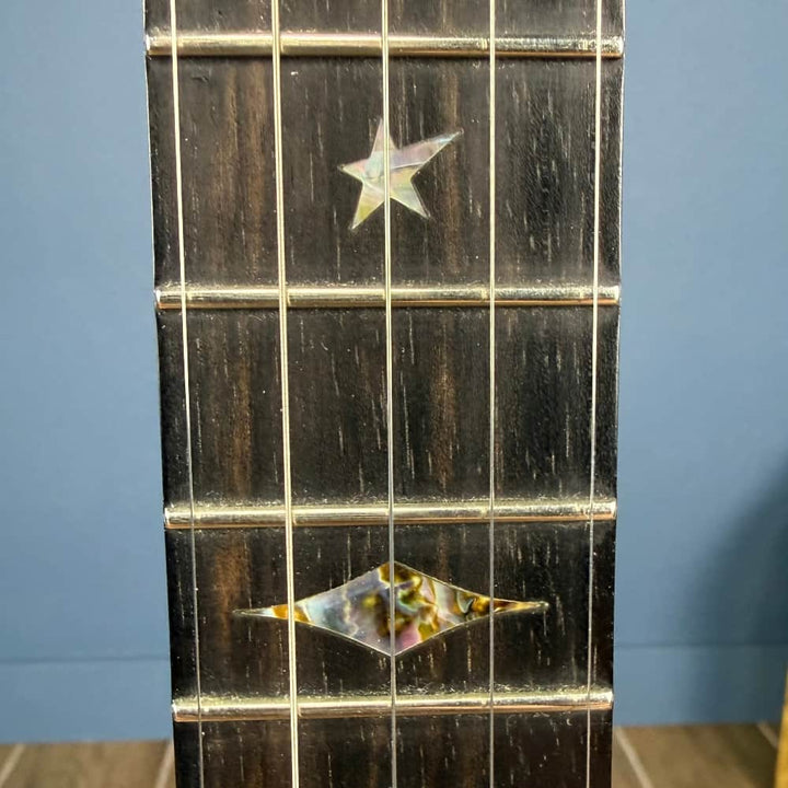Ome Minstrel-Style Jubilee 12" 5-String Mahogany 5-String Banjo Scroll Peghead and Scoop, Used Ome Banjos 5 String Banjos