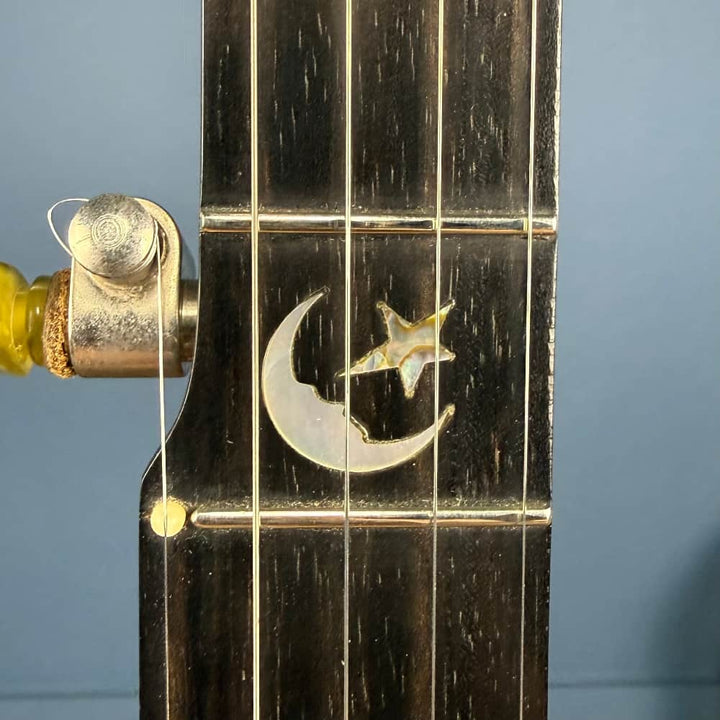 Ome Minstrel-Style Jubilee 12" 5-String Mahogany 5-String Banjo Scroll Peghead and Scoop, Used Ome Banjos 5 String Banjos