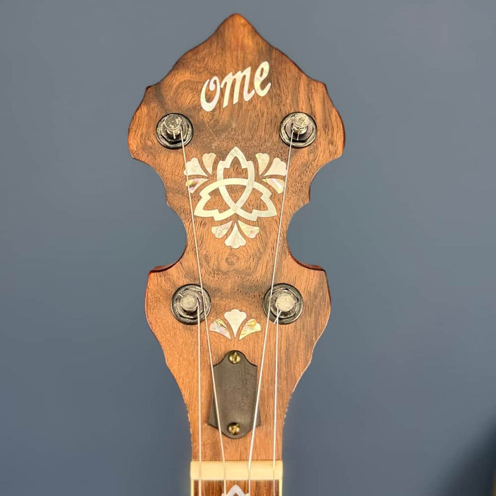 OME Trilogy 19-Fret Tenor Banjo – 12” Rim, Curly Maple, OHSC – Free Shipping - Used Ome Banjos 4 String Banjos