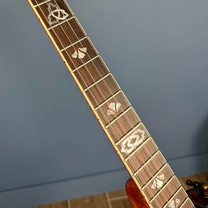 OME Trilogy 19-Fret Tenor Banjo – 12” Rim, Curly Maple, OHSC – Free Shipping - Used Ome Banjos 4 String Banjos