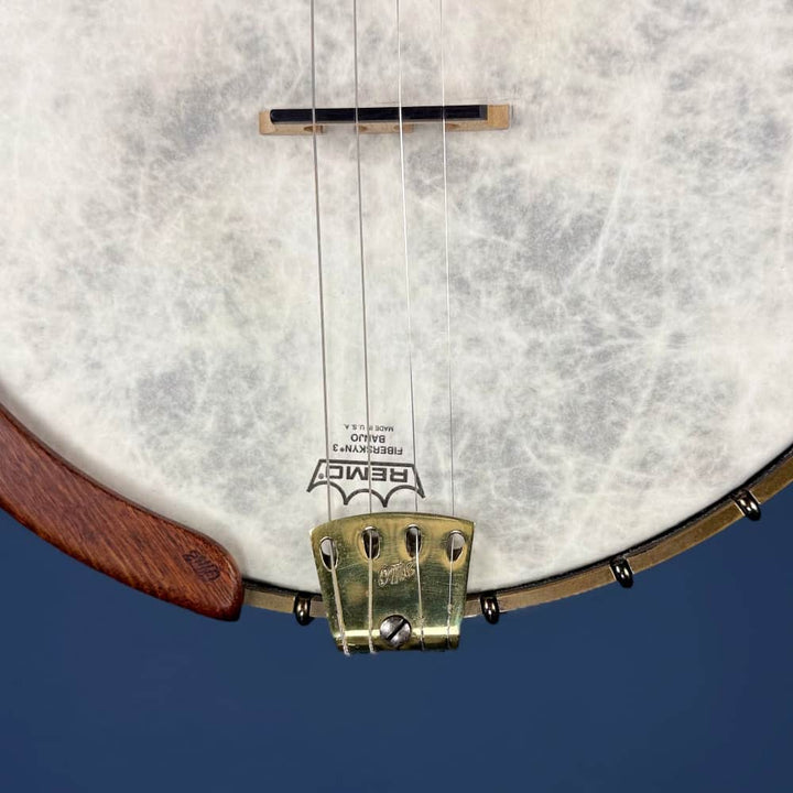OME Trilogy 19-Fret Tenor Banjo – 12” Rim, Curly Maple, OHSC – Free Shipping - Used Ome Banjos 4 String Banjos