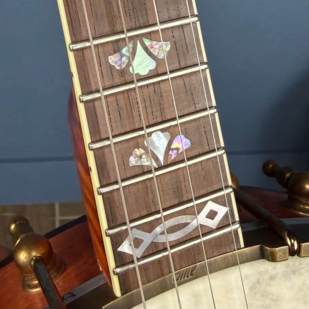 OME Trilogy 19-Fret Tenor Banjo – 12” Rim, Curly Maple, OHSC – Free Shipping - Used Ome Banjos 4 String Banjos