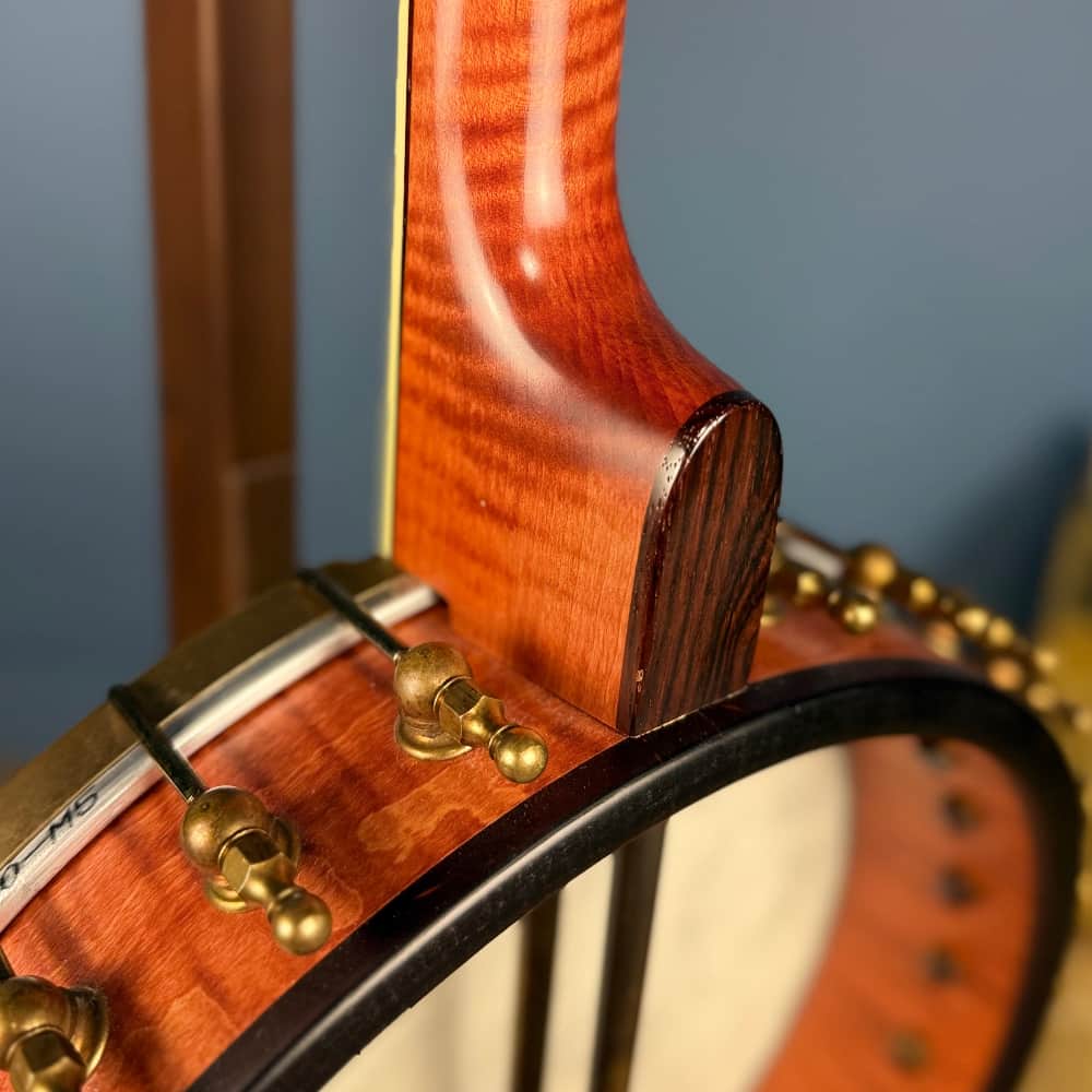 OME Trilogy 19-Fret Tenor Banjo – 12” Rim, Curly Maple, OHSC – Free Shipping - Used Ome Banjos 4 String Banjos