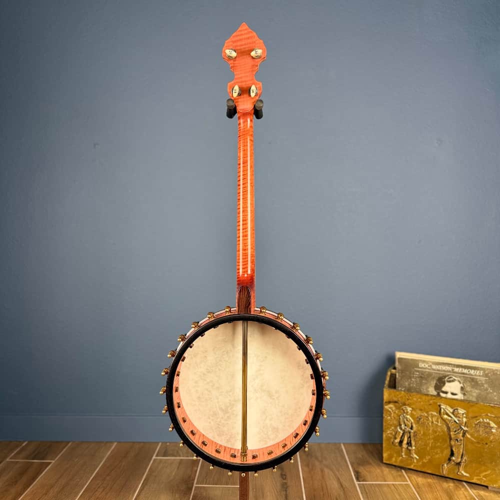 OME Trilogy 19-Fret Tenor Banjo – 12” Rim, Curly Maple, OHSC – Free Shipping - Used Ome Banjos 4 String Banjos