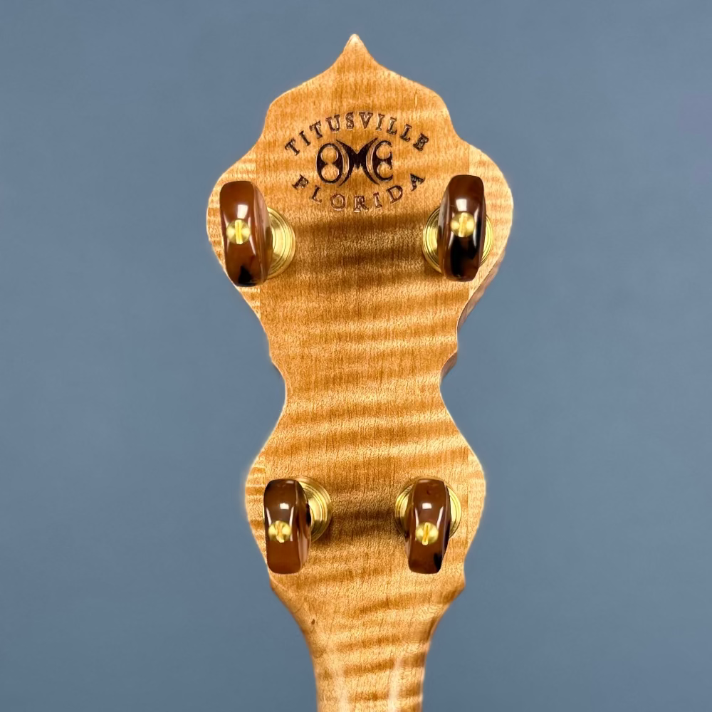 Ome Wicklow 11" 19-Fret Tenor Curly Maple Openback Banjo with Vintage Tone Ring Ome Banjos 4 String Banjos