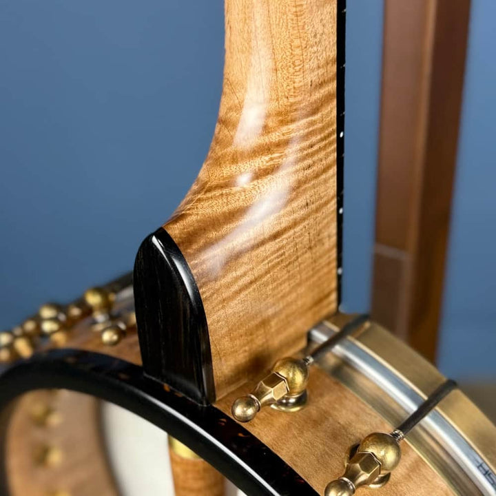 Ome Wicklow 11" 19-Fret Tenor Curly Maple Openback Banjo with Vintage Tone Ring Ome Banjos 4 String Banjos