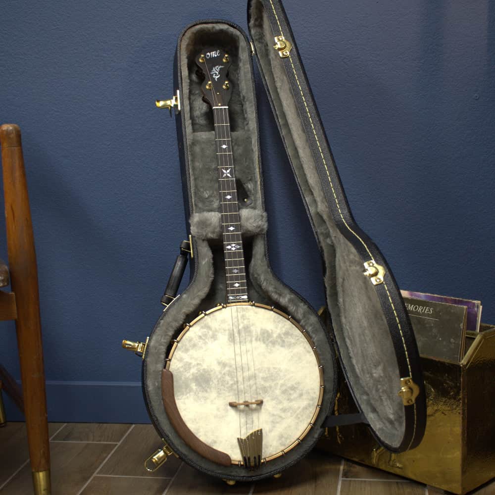 Ome Wicklow 11" 19-Fret Tenor Walnut Open Back Banjo Ome Banjos 4 String Banjos