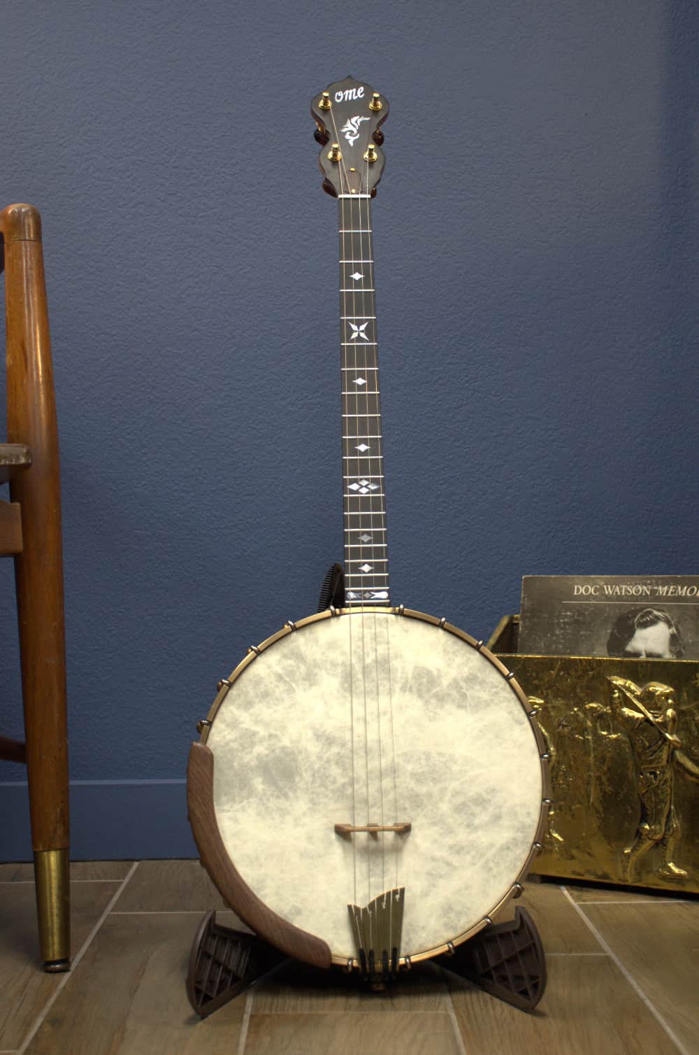 Ome Wicklow 11" 19-Fret Tenor Walnut Open Back Banjo Ome Banjos 4 String Banjos
