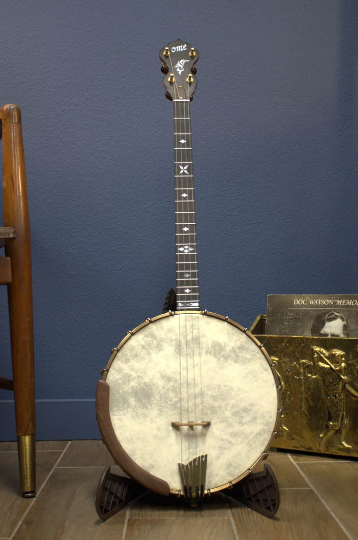 Ome Wicklow 11" 19-Fret Tenor Walnut Open Back Banjo Ome Banjos 4 String Banjos
