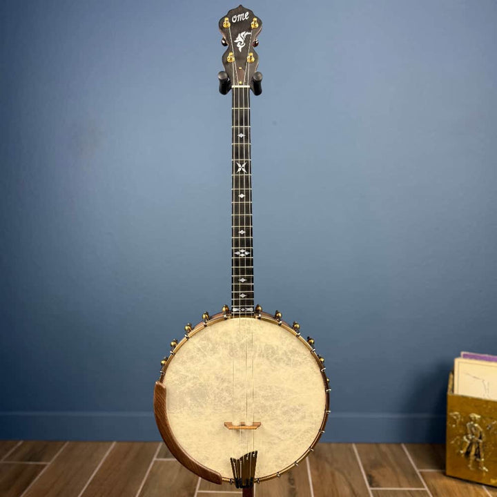Ome Wicklow 11" 19-Fret Tenor Walnut Open Back Banjo Ome Banjos 4 String Banjos
