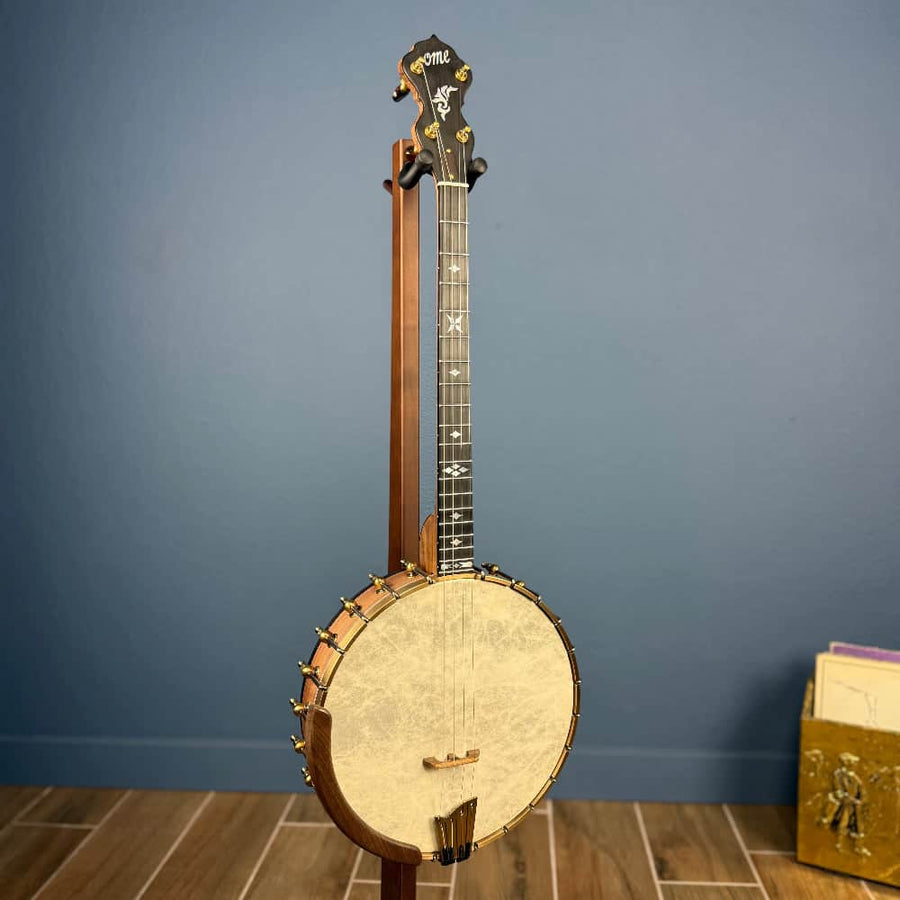 Ome Wicklow 11" 19-Fret Tenor Walnut Open Back Banjo Ome Banjos 4 String Banjos
