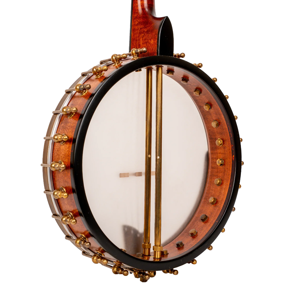 Ome Wicklow 11" Walnut Tenor Open Back Banjo Ome Banjos 4 String Banjos back body