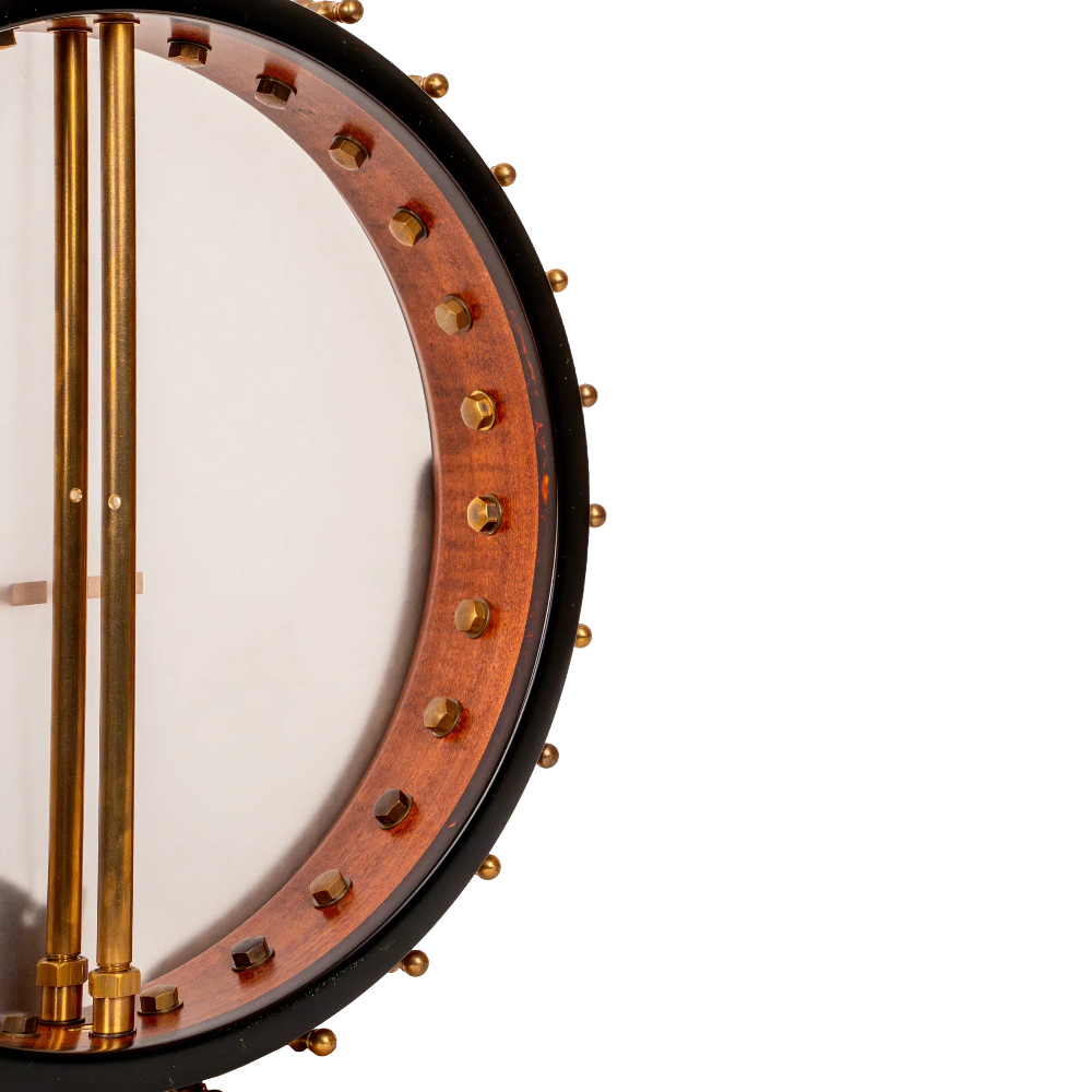 Ome Wicklow 11" Walnut Tenor Open Back Banjo Ome Banjos 4 String Banjos back detail