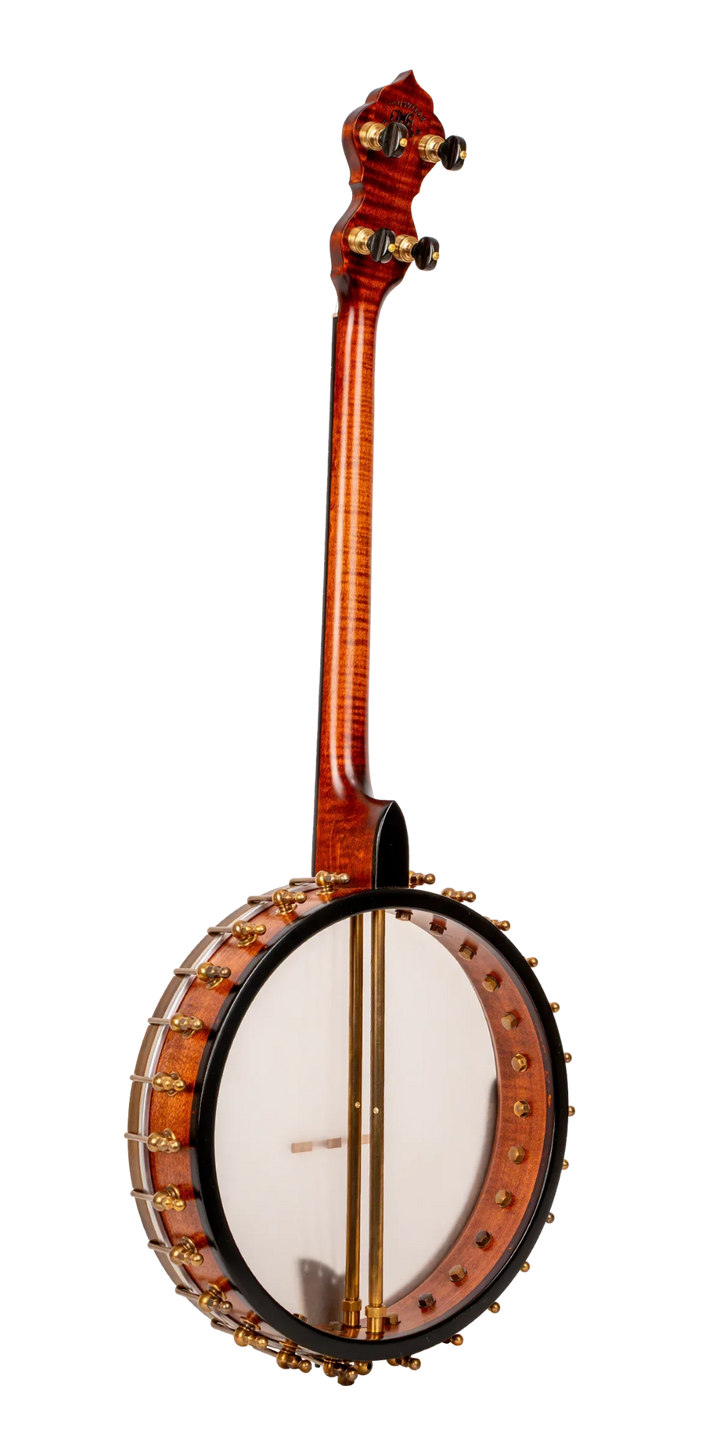 Ome Wicklow 11" Walnut Tenor Open Back Banjo Ome Banjos 4 String Banjos full back
