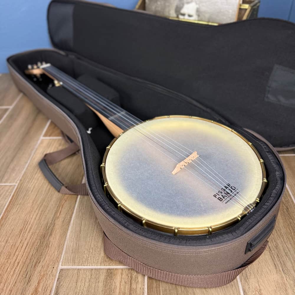 Pisgah 12" Fretless Cherry Dobson Short Scale Pisgah 5 String Banjos