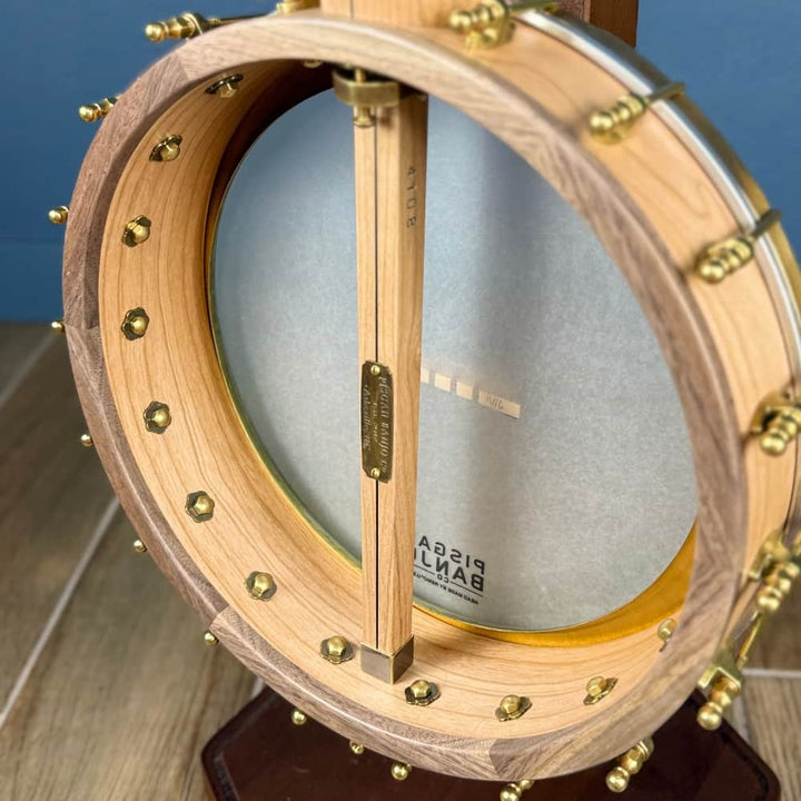 Pisgah 12" Fretless Cherry Dobson Short Scale Pisgah 5 String Banjos