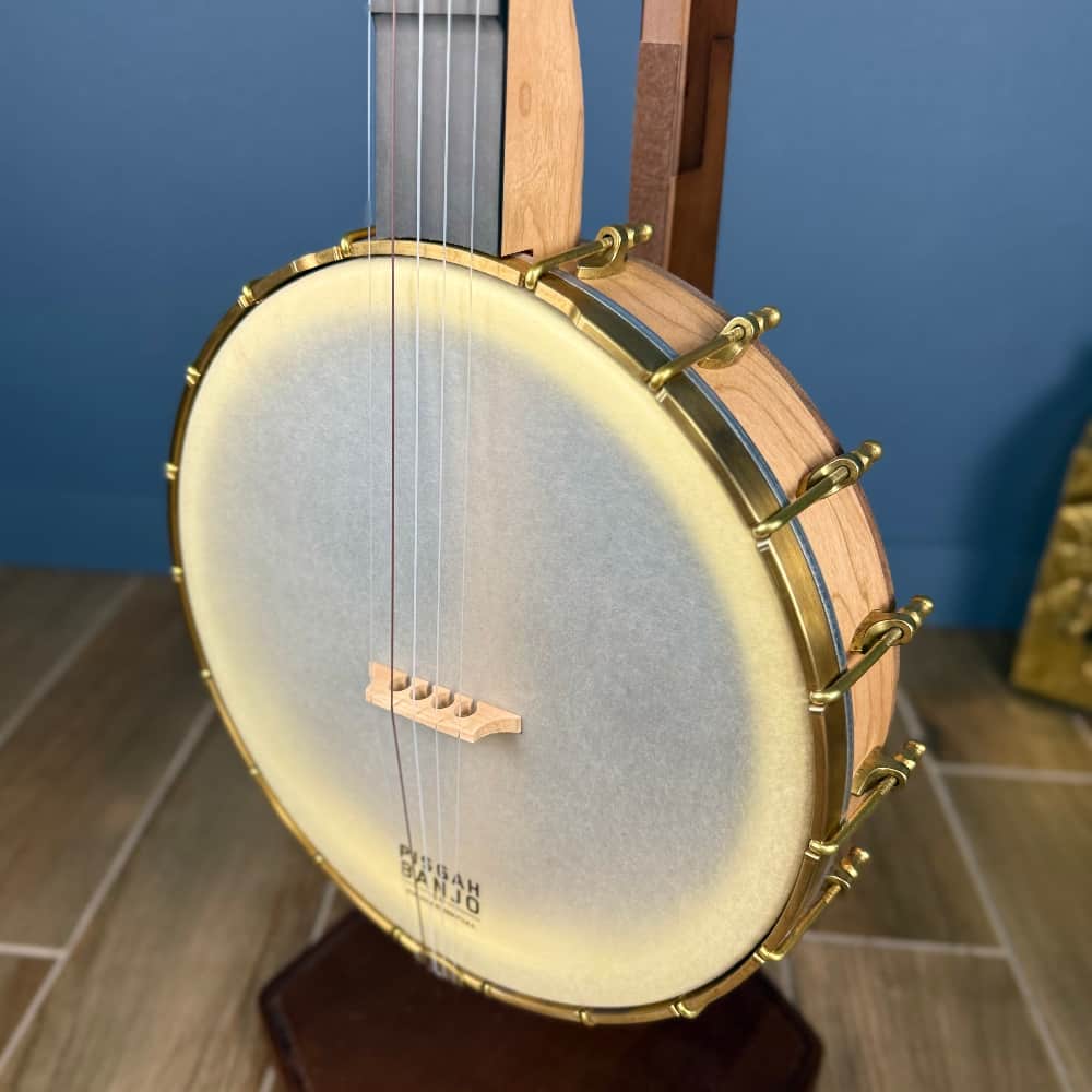 Pisgah 12" Fretless Cherry Dobson Short Scale Pisgah 5 String Banjos