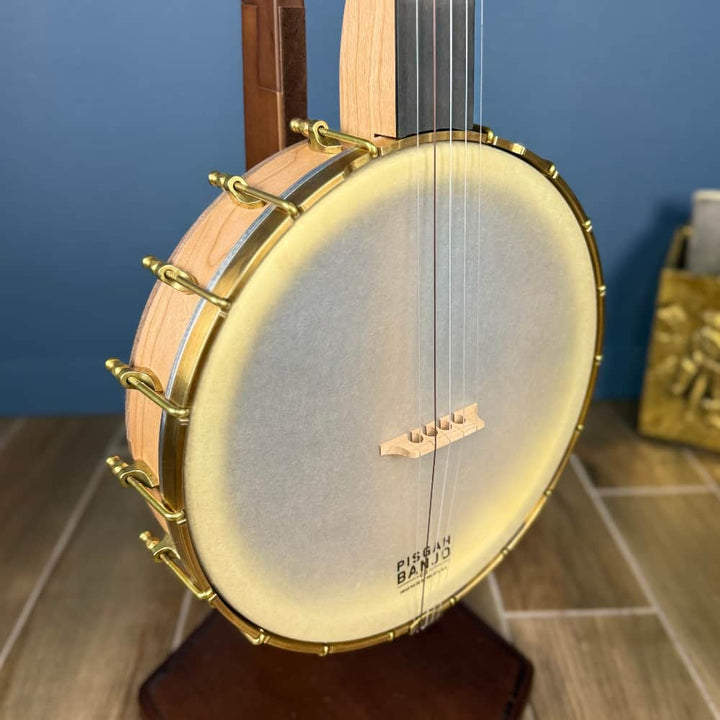 Pisgah 12" Fretless Cherry Dobson Short Scale Pisgah 5 String Banjos
