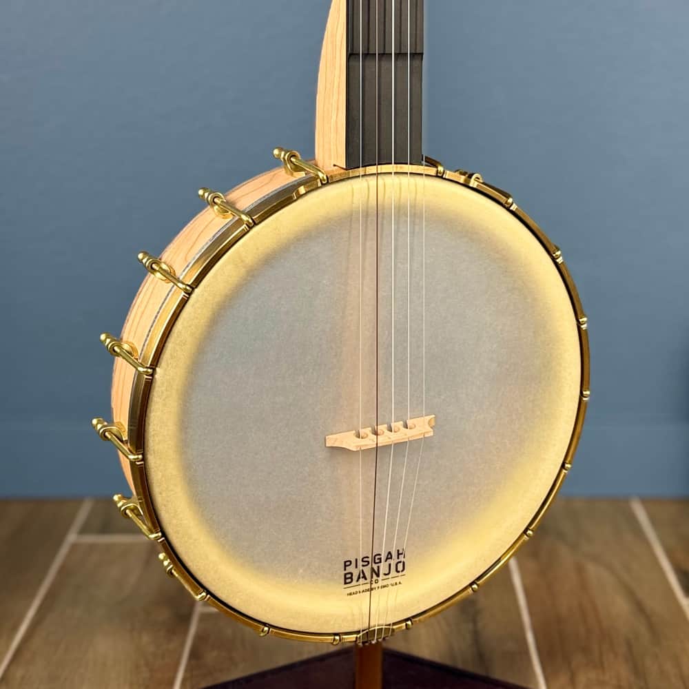 Pisgah 12" Fretless Cherry Dobson Short Scale Pisgah 5 String Banjos